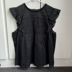 Rails Filomena Black Sleeveless Top- size large